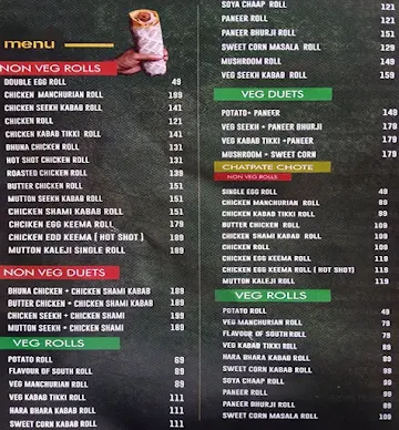 Rollsking menu 