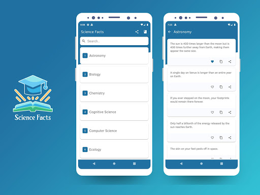 Amazing Science Facts Collection App