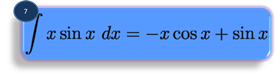 integration formula