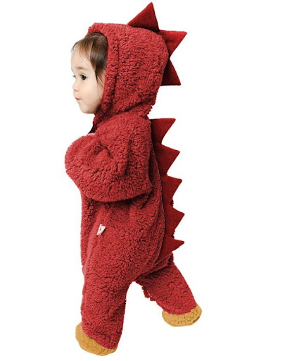 Title 7, Baby Dinosaur Climbing Suit. Soft and comfortab...