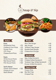 Snap & Sip menu 3