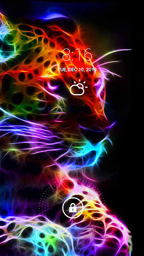 Neon Animals Wallpaper