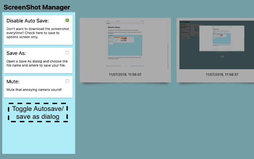 ScreenShot Manager