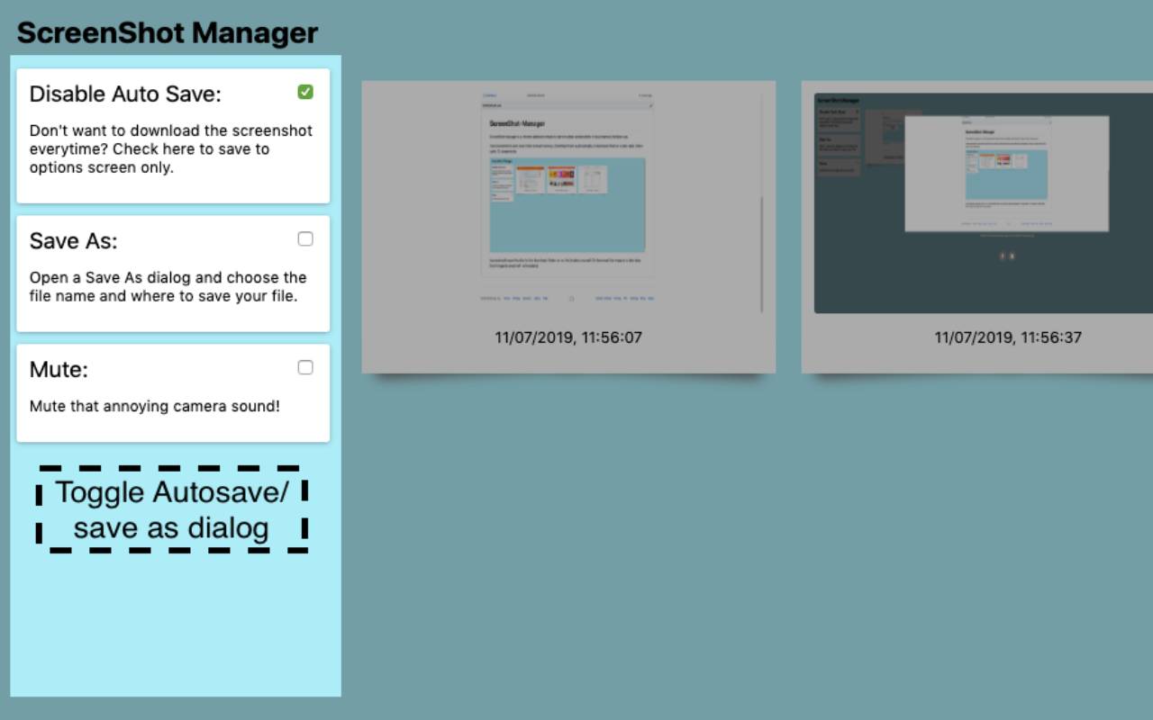 ScreenShot Manager Preview image 3