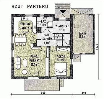 WB-3442A - Rzut parteru