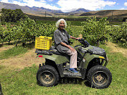 Patricia Werdmuller van Elgg on her McGregor farm, Hout Baai.