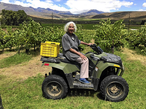 Patricia Werdmuller van Elgg on her McGregor farm, Hout Baai.