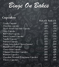 Binge On Bakes menu 1