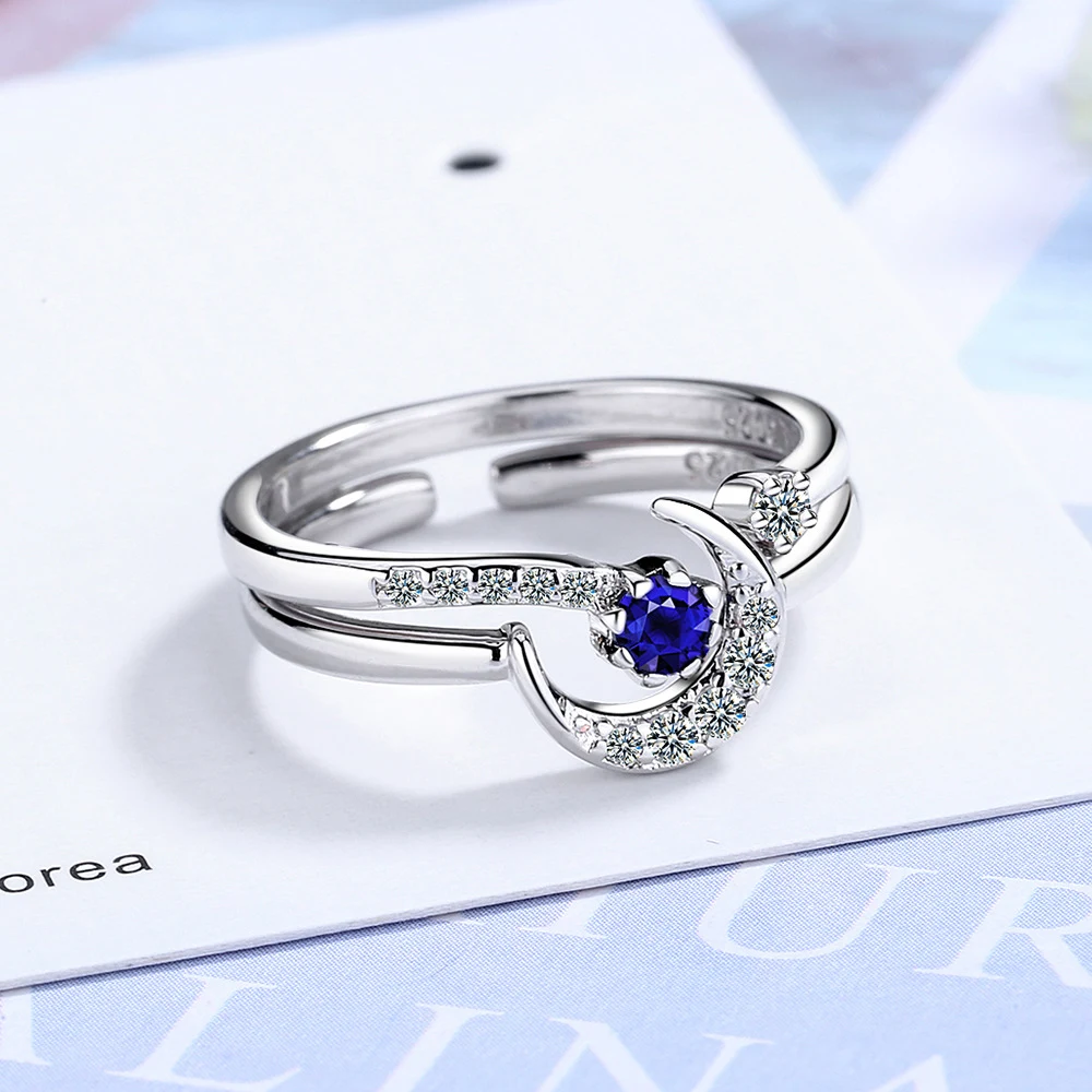 Title 5, Star Moon Cold Wind Tail Ring Fashion – Modeuze...