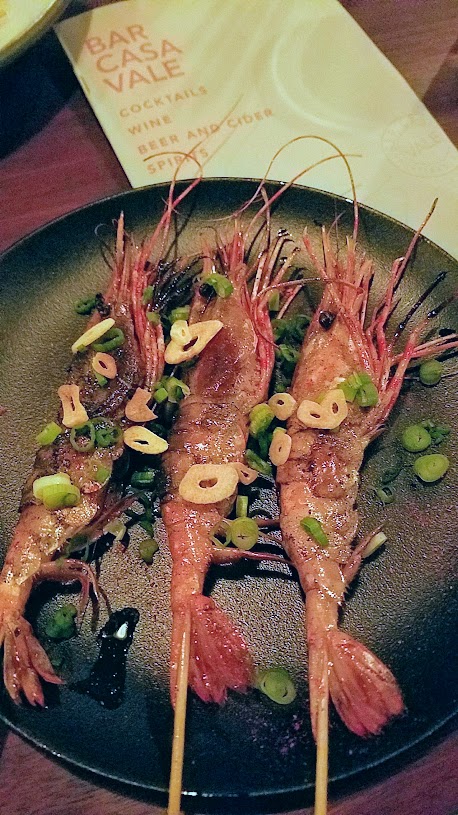 Bar Casa Vale, Grilled Prawns