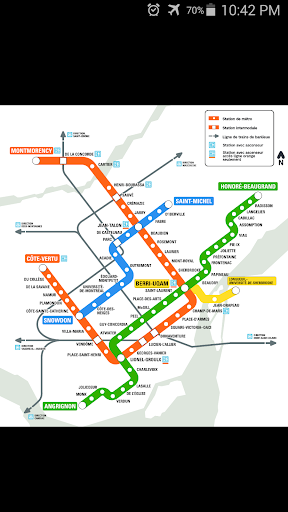 Montreal Metro Map