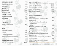 The Pavilion - Sarovar Portico menu 2