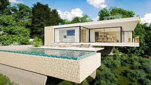 Villa avec piscine et terrasse 1