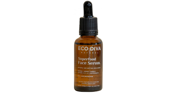 Eco Diva's Superfood Face Serum, one of Renee de Wit's favourite locally produced beauty products.