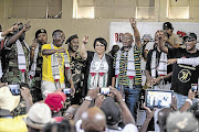 HERO'S WELCOME: Palestinian activist Leila Khaled got a rousing welcome at the Donaldson Orlando Community Centre in Soweto yesterday. The airline hijacker is viewed by some as a hero, by others as a terrorist