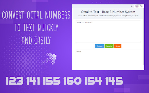 Octal to Text - Base 8 Number System