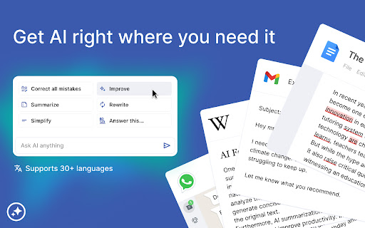 Justdone: GPT-4o AI Writing Assistant & Grammar Checker