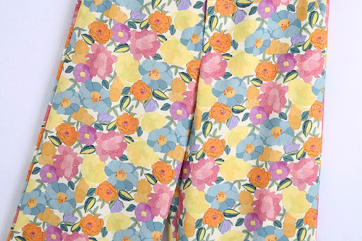 Title 2, High Waist Western Style Straight Leg Pants Sli...