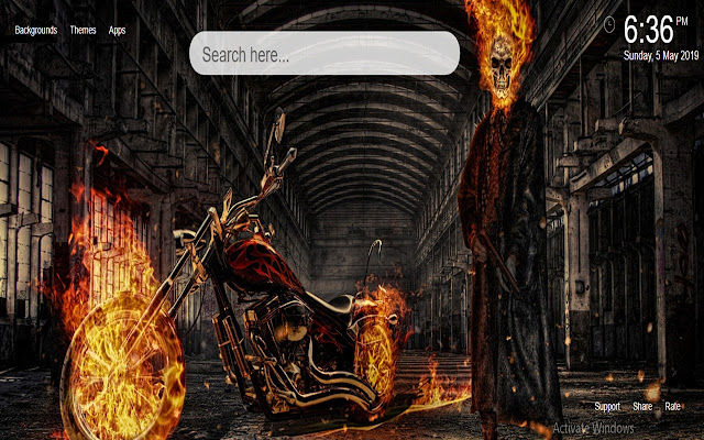 Ghost Rider HD Wallpaper New Tab