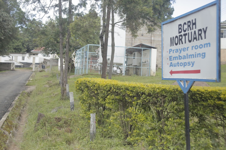 Baringo County Referral Hospital mortuary in Kabarnet town where the body of a 17-year-old girl killed by a suspected beans thief was taken on Thursday.