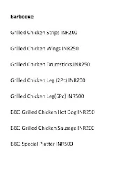 Barbeque Bar Bar menu 1