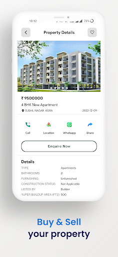 Screenshot City Site - Real Estate App