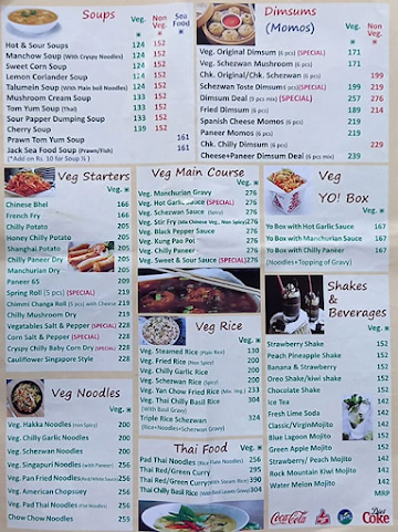 Mr.Lama Chow menu 