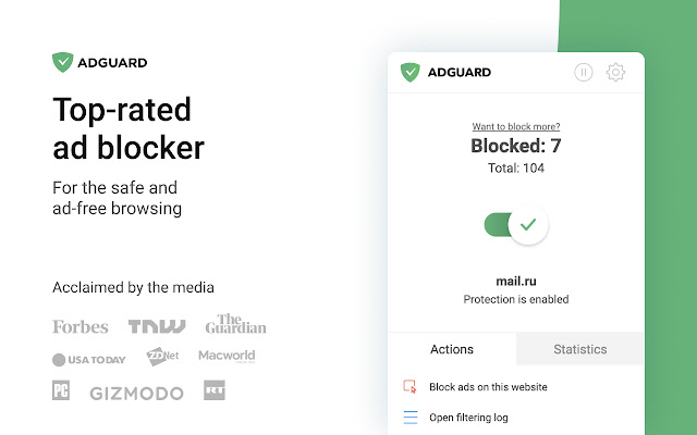 AdGuard AdBlocker chrome extension