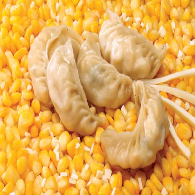 Corn & Cheese Steam Momo