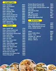 Shawarma King menu 2