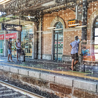 Dal finestrino  del treno  di 