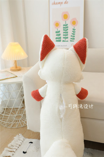 Title 10, Fox Long Pillow Bed Sleeping Leg-supporting Dol...