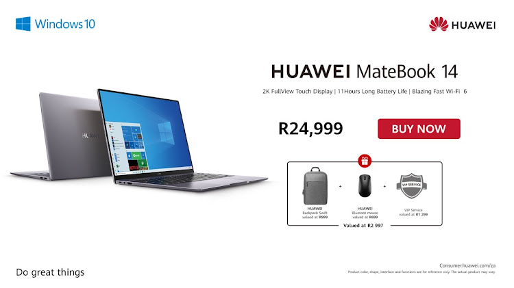 Take advantage of the Huawei Matebook 14 deal on the Huawei online store.