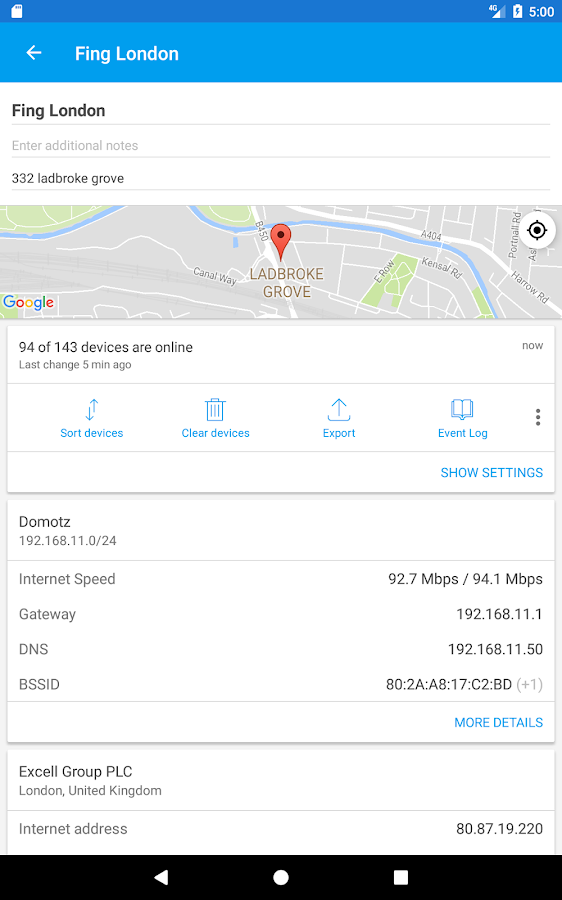    Fing - Network Tools- screenshot  