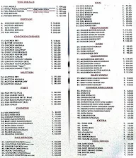 Srinivasa Mess menu 1