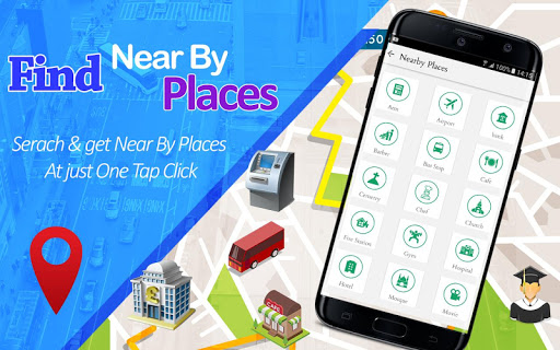 GPS Voice Navigation, Map Route Direction