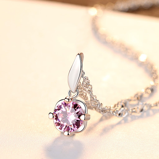 Title 3, S925 Sterling Silver Pendant Necklace with Wate...