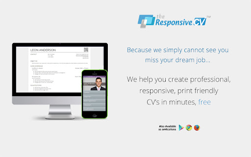 Responsive CV: Resume Maker from LinkedIn