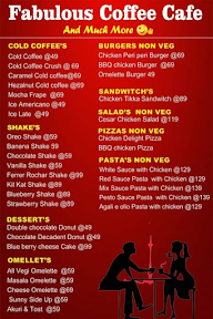 Fabulous Coffee Cafe menu 3