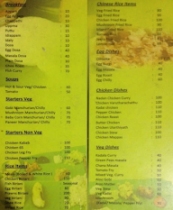 Muthashys Family Restaurant menu 1