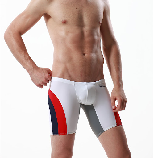 Title 1, Mens Jewelry Long Tube Colorblock Boxer Briefs...