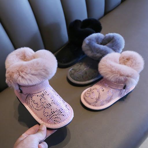 Title 6, Waterproof and Non Slip Children Cotton Shoes k...