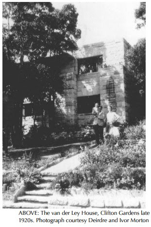 House for Professor Van Der Ley by Walter Burley Griffin