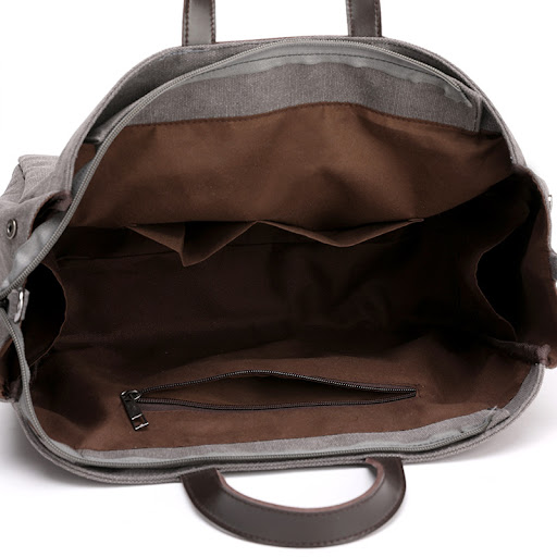 Title 3, Sac bandoulière en toile pour femme, spacieux e...
