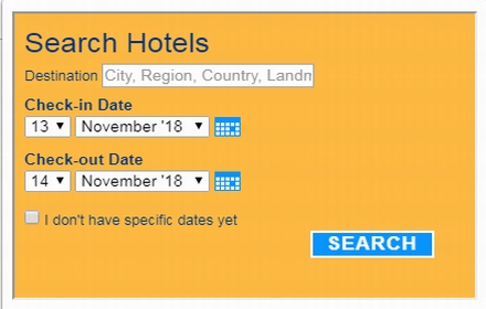 Hotel Search Extension for Booking.com small promo image