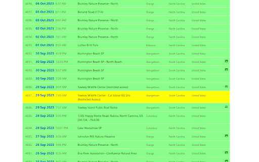 eBird enhancements