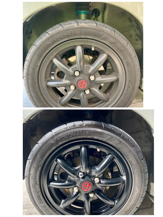 アルトラパンの888回目の投稿・二台洗車・ローアングルショット・ビフォー&アフター・天ぷら揚げたよに関するカスタム事例の投稿画像4枚目