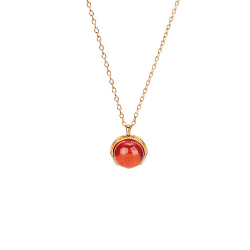Title 5, Exquisite Vintage Garnet Necklace S925 Sterling...