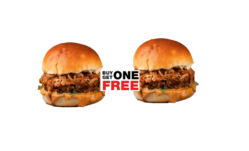 Chicken Tikka Burger Buy 1 Get 1