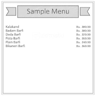 Jain Sweets Corner menu 1